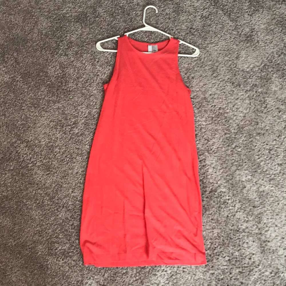 Coral Tshirt Dress